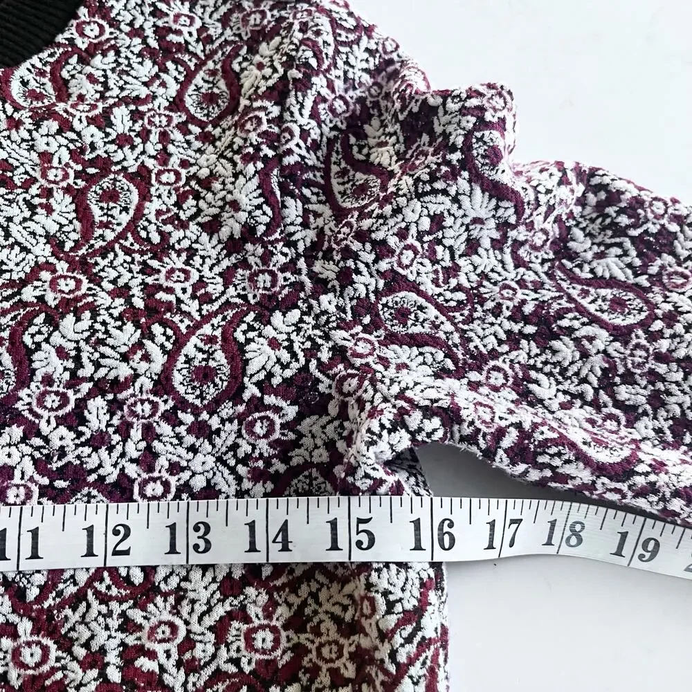 Michael Kors Paisley Jacquard Zip Jackets XS